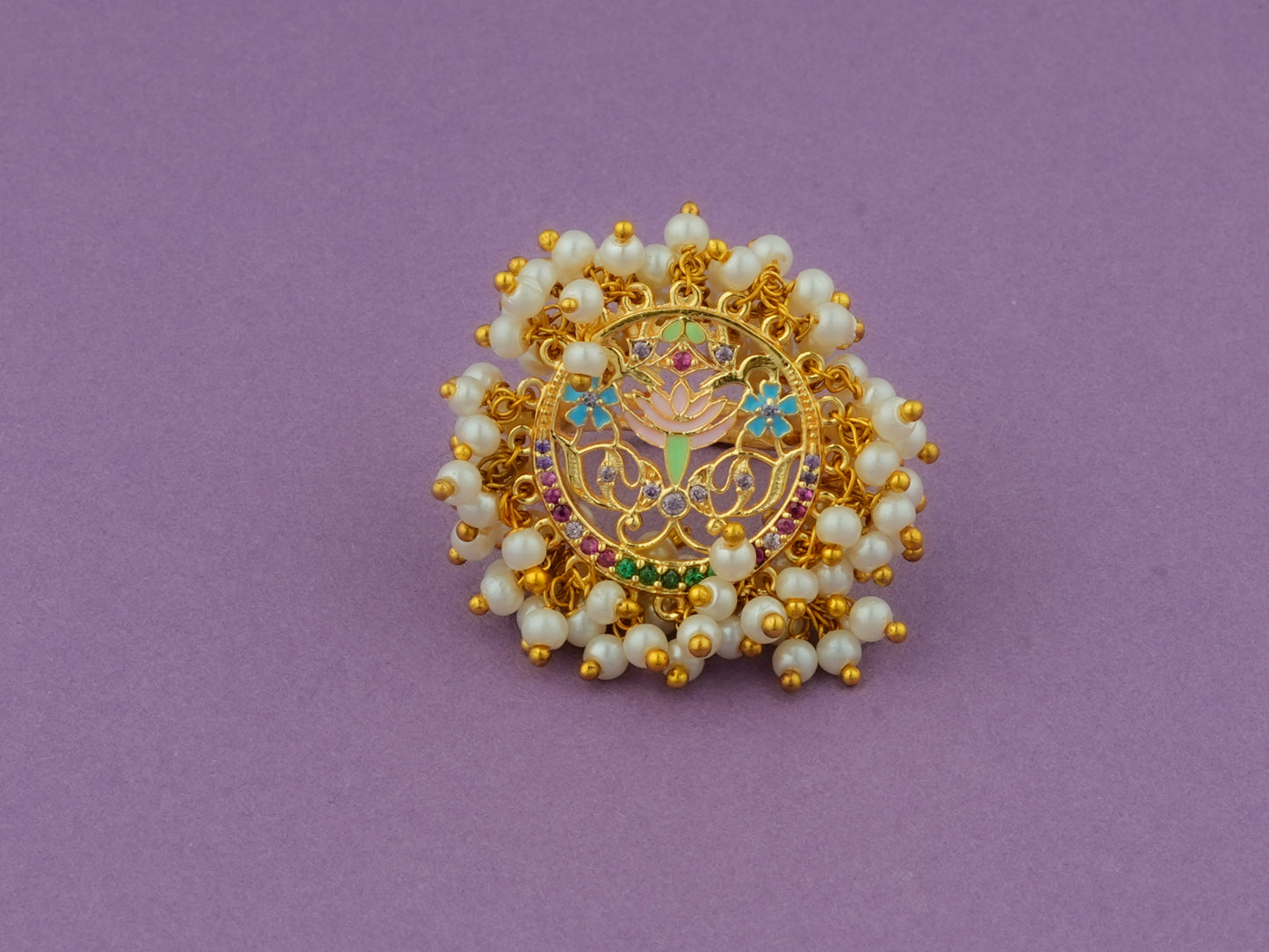 Amrita Pearl Bunch Ring