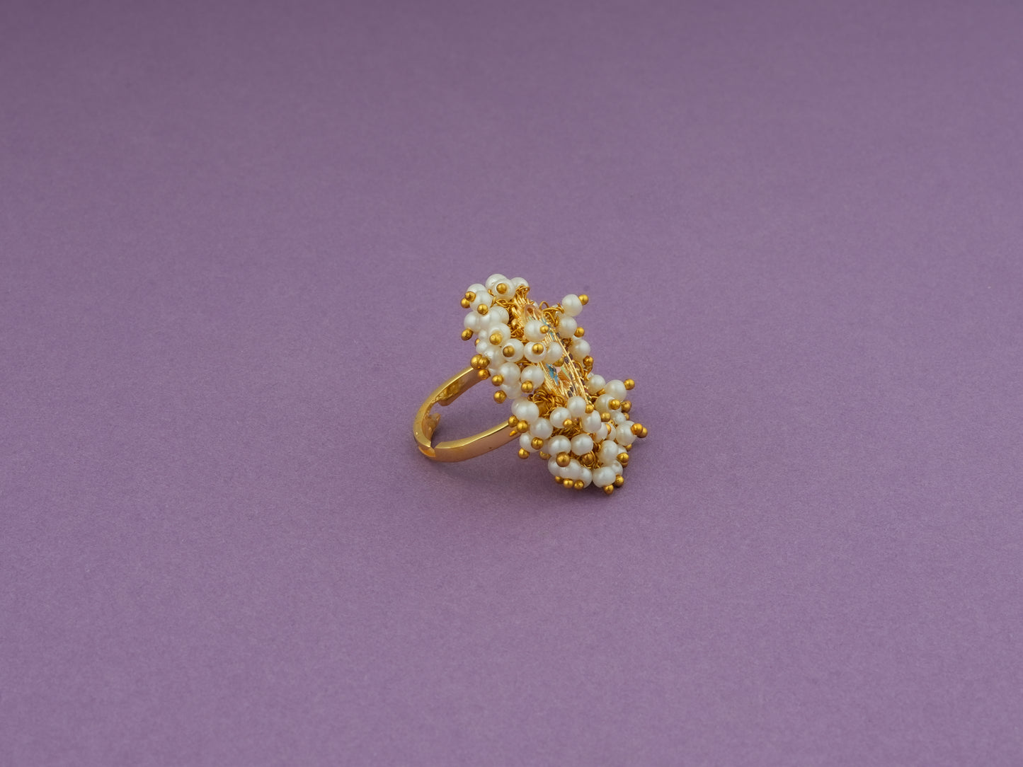 Amrita Pearl Bunch Ring