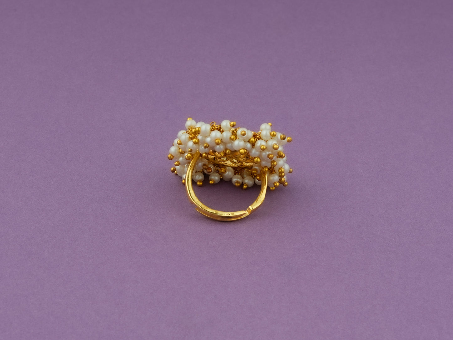 Amrita Pearl Bunch Ring