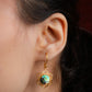 Exotic Sands  Abalone Earrings