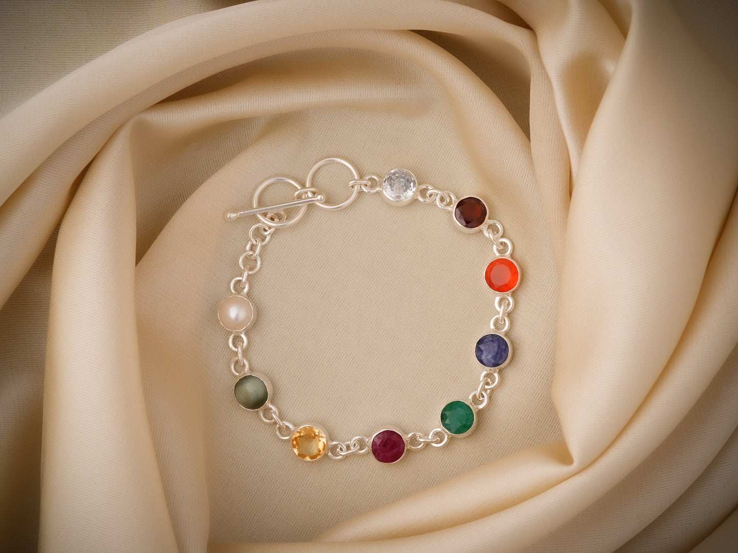 Natural Stones Navratna Bracelet