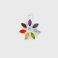 The Chakra Star Silver Pendant