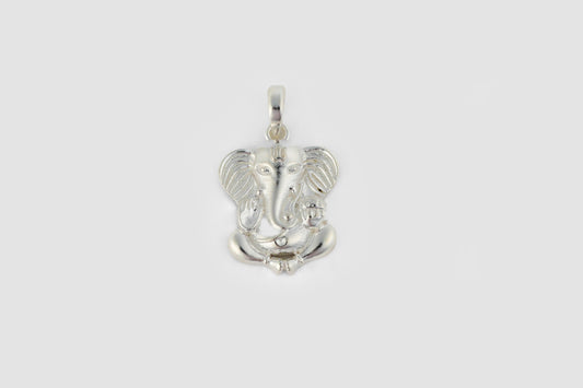 Silver Ganesha Pendant