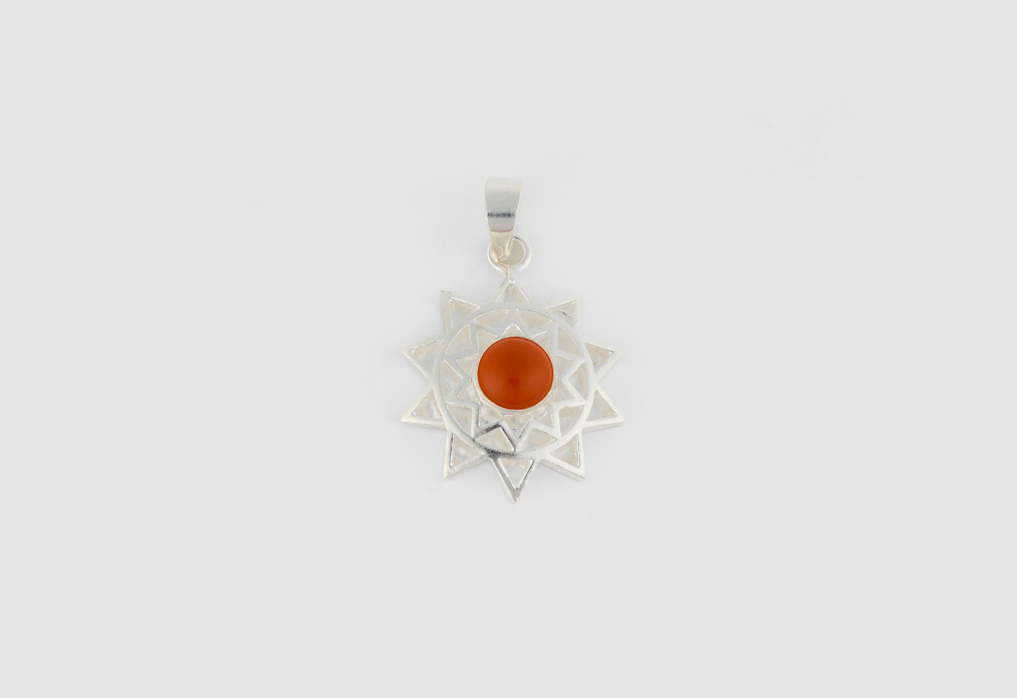 Carnelian Sun Pendent