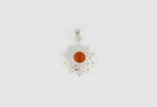 Carnelian Sun Pendent