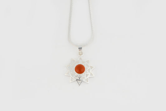 Carnelian Sun Pendent