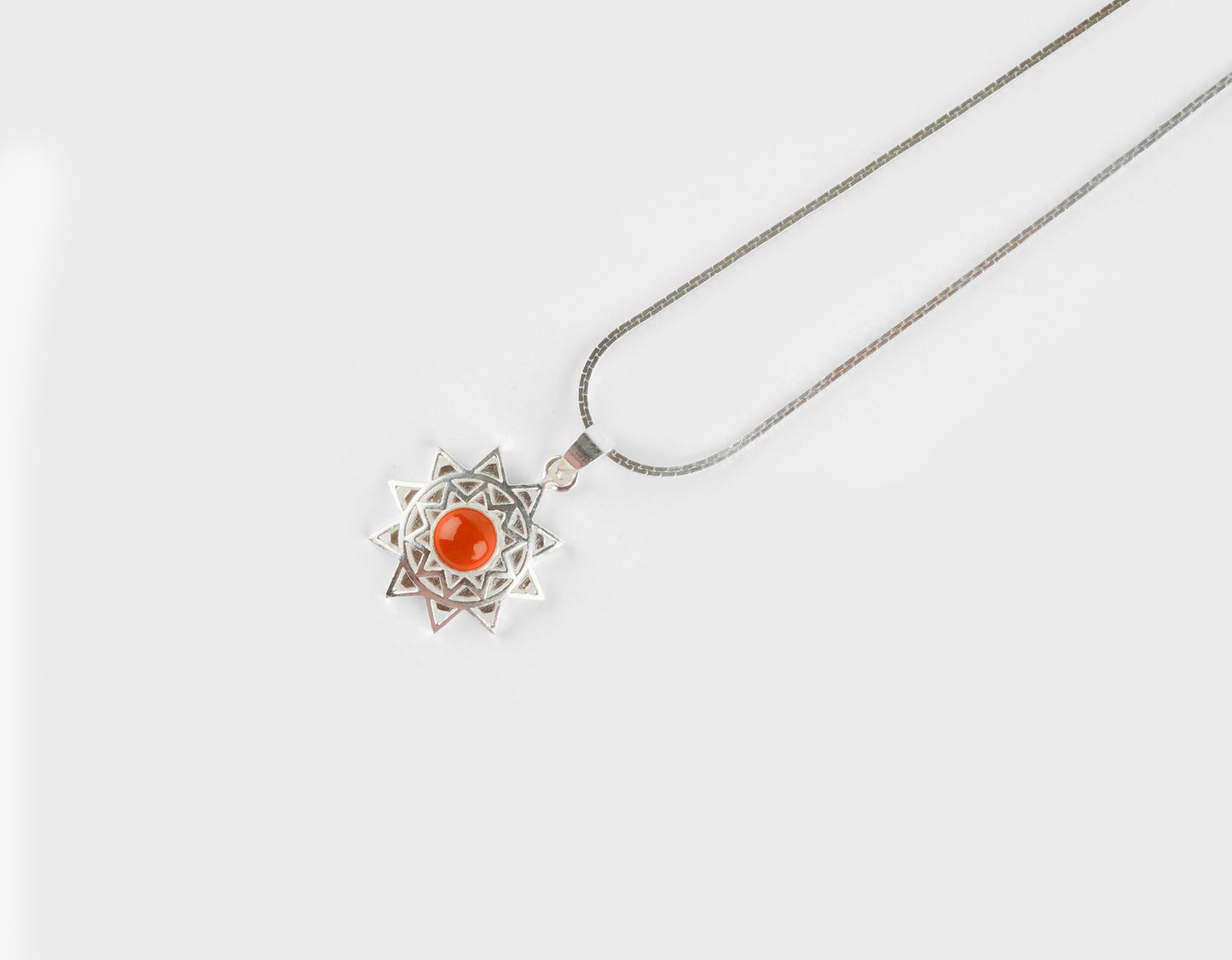 Carnelian Sun Pendent