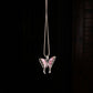 Pinky Butterfly Silver Pendant