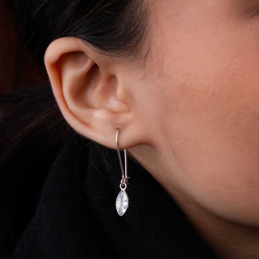 Eye Shaped Quartz Dangler