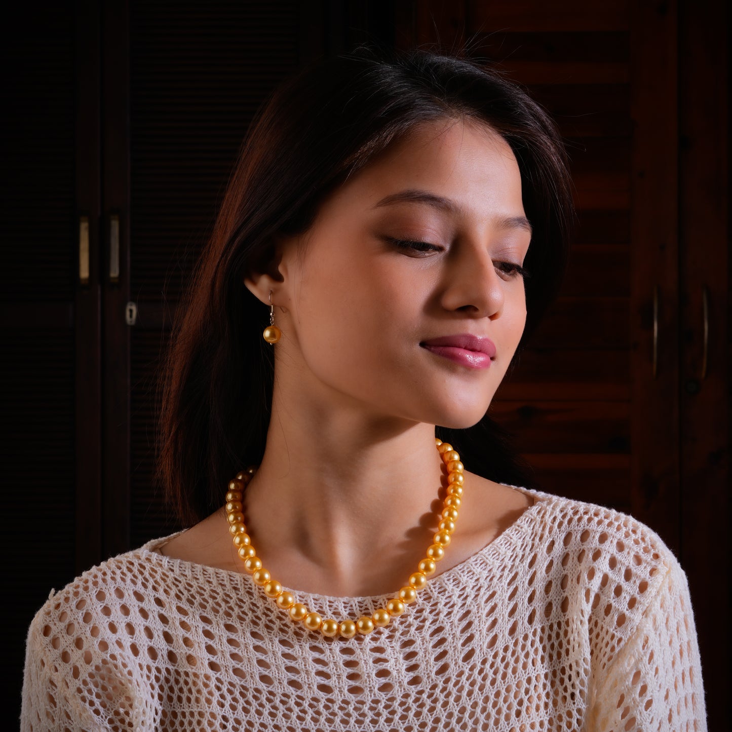 Golden Glow Necklace Set