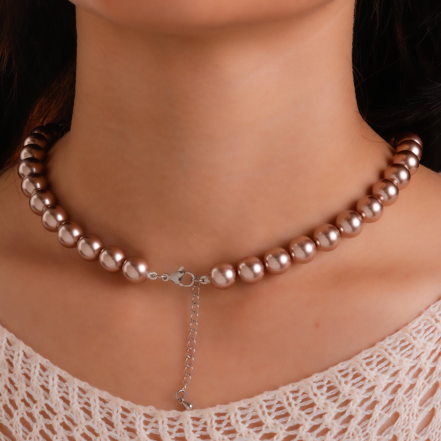 Party Popper Pearl Necklace Set