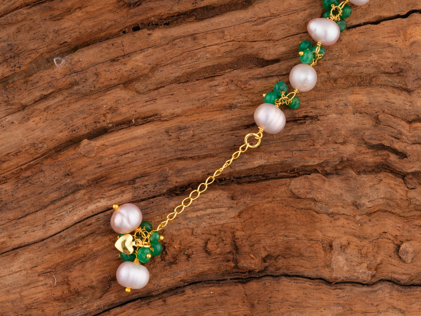 Pearl Emerald Bracelet