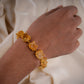 Uncut Citrine Bracelet