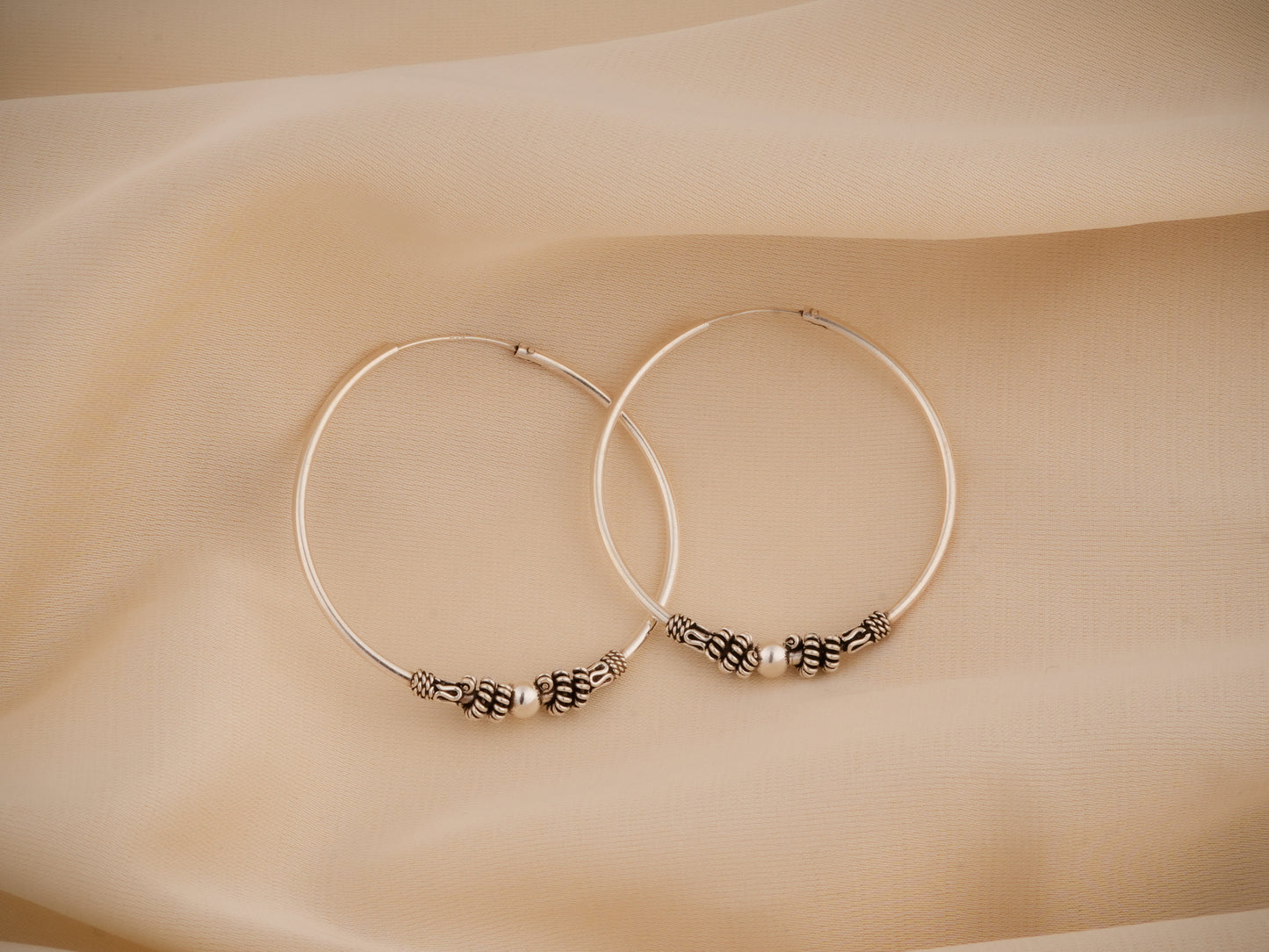 Silver Hoops(9)