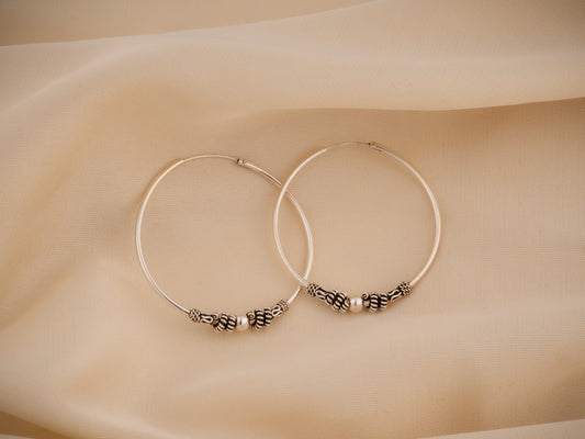 Silver Hoops(9)