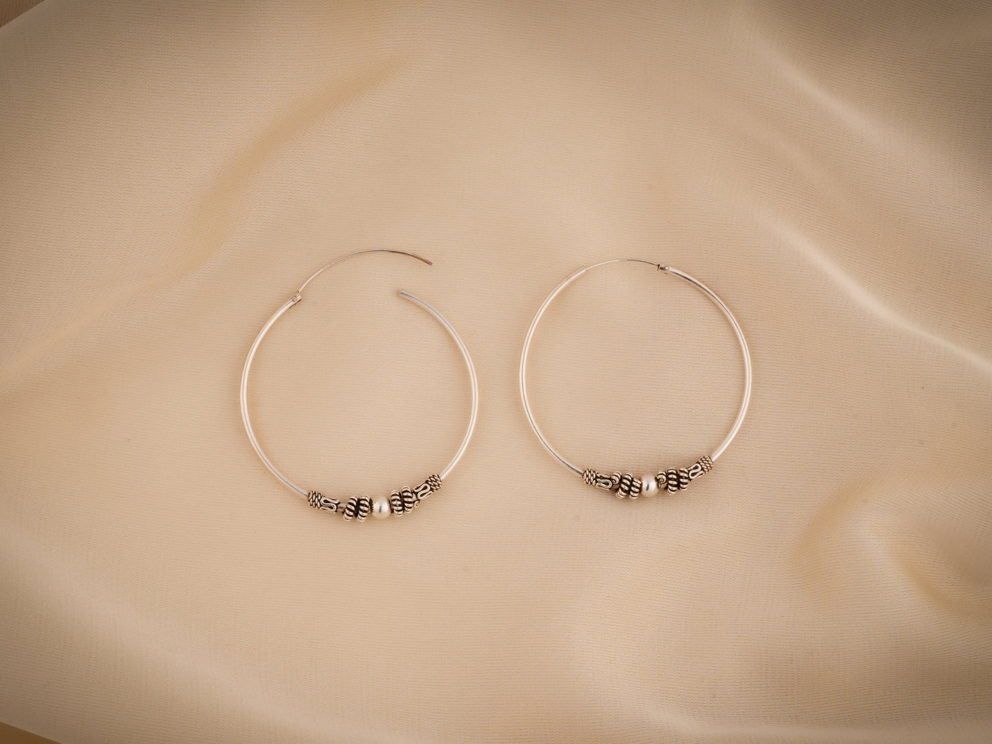 Silver Hoops(9)