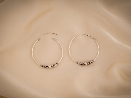 Silver Hoops(9)