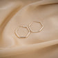 Hexagon Silver Hoops(10)