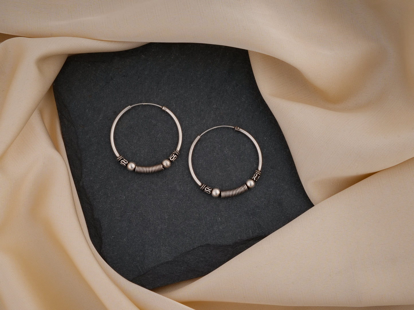 Silver Hoops(8)