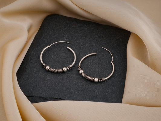 Silver Hoops(8)