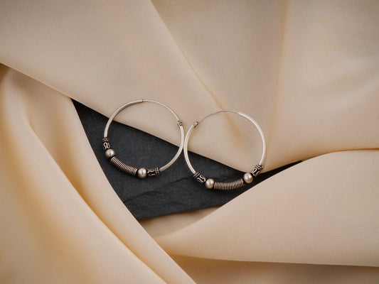 Silver Hoops(8)