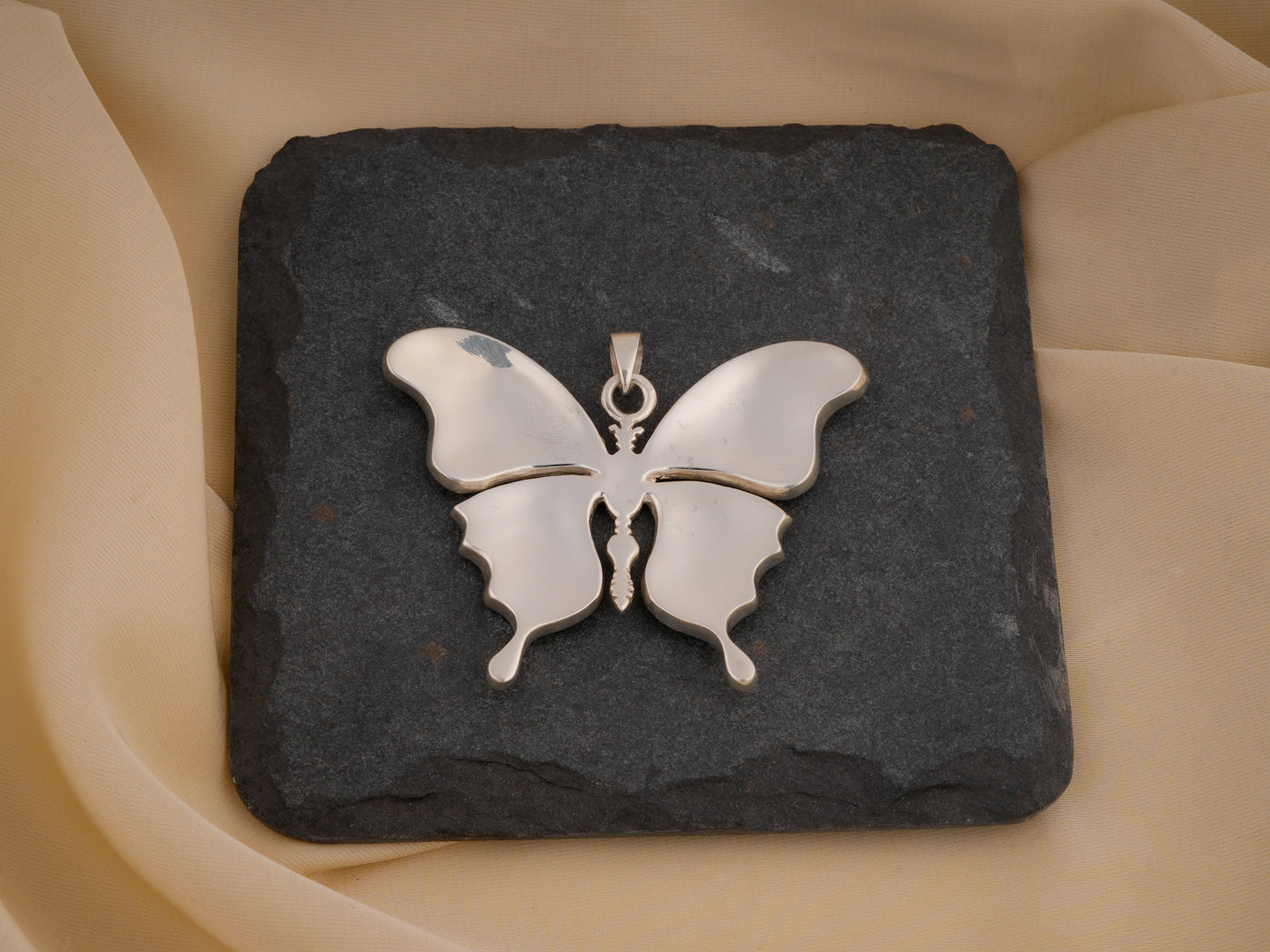 Oriental Abalone Butterfly Pendant