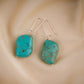 Turquoise Drop Danglers