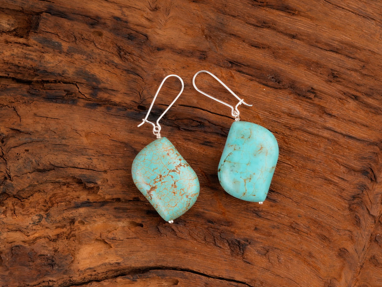 Turquoise Drop Danglers