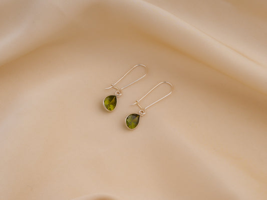 Peridot Drop Danglers