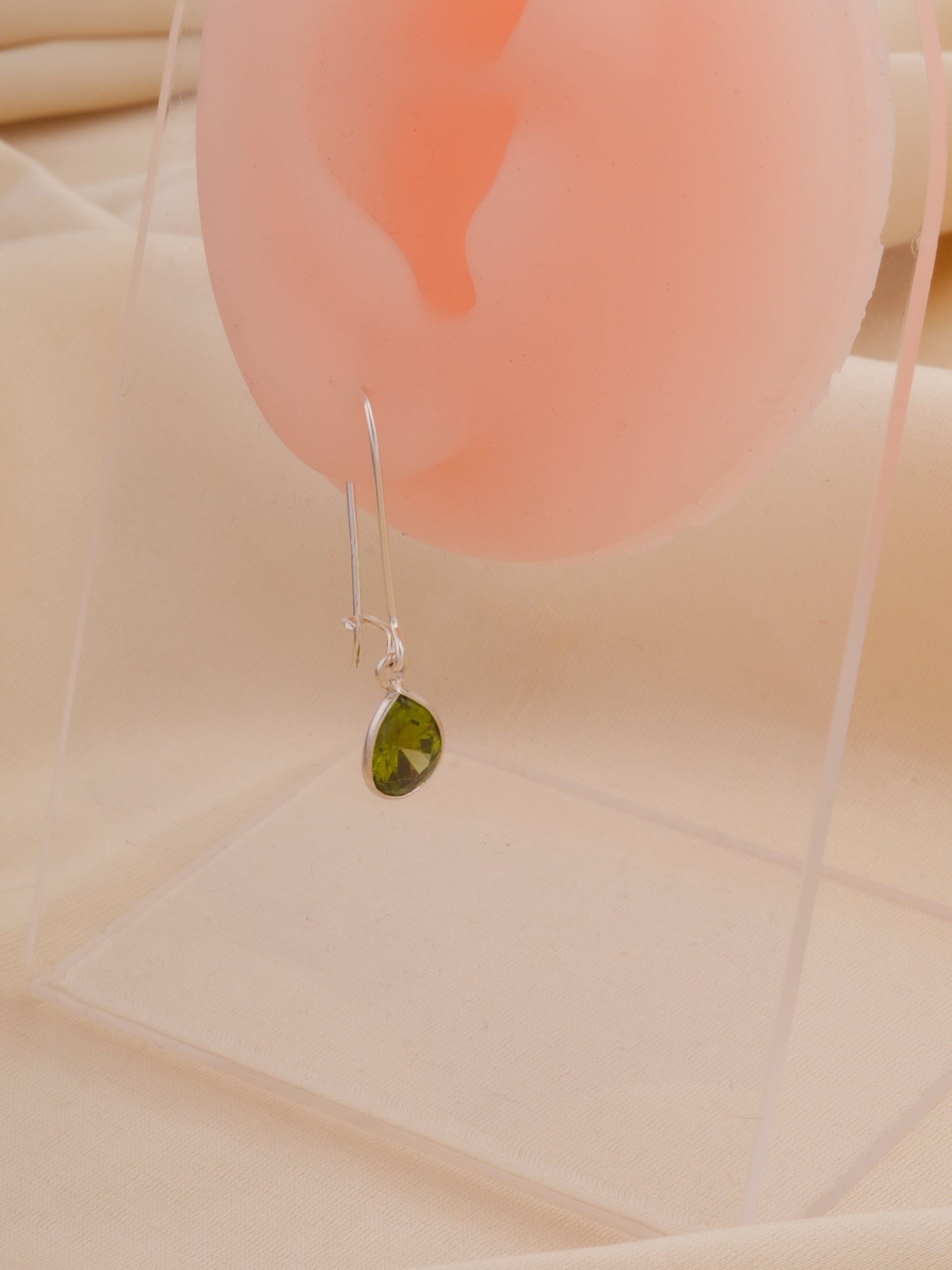 Peridot Drop Danglers