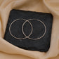 Plain Silver Hoops(50 mm)