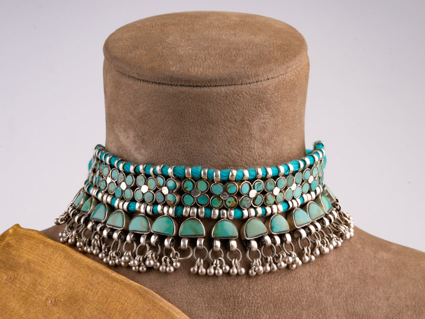 Teal Turquoise Choker Set