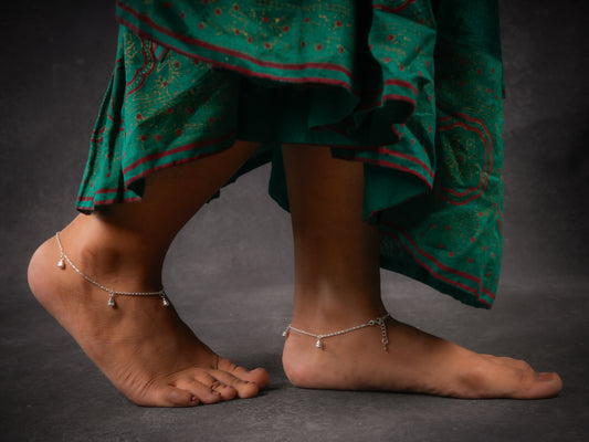 Sujatha Silver Anklets