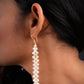 Freshwater Woven Pearl Bands Earrings