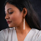 Freshwater Woven Pearl Bands Earrings