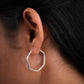 Hexagon Silver Hoops(10)