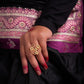 Guldasta Purani Dilli Gold Plated Silver Ring