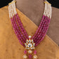 Lotus Kundan Designer Necklace Set