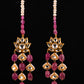 Lotus Kundan Designer Necklace Set