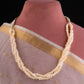 Tri Layered Freshwater Pearl Tumbles Necklace