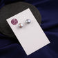 Ash Grey Pearl Studs(11 mm)