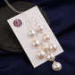 Glimmer Pearls Silver Set