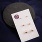 Freshwater Peach Pearls Studs Set