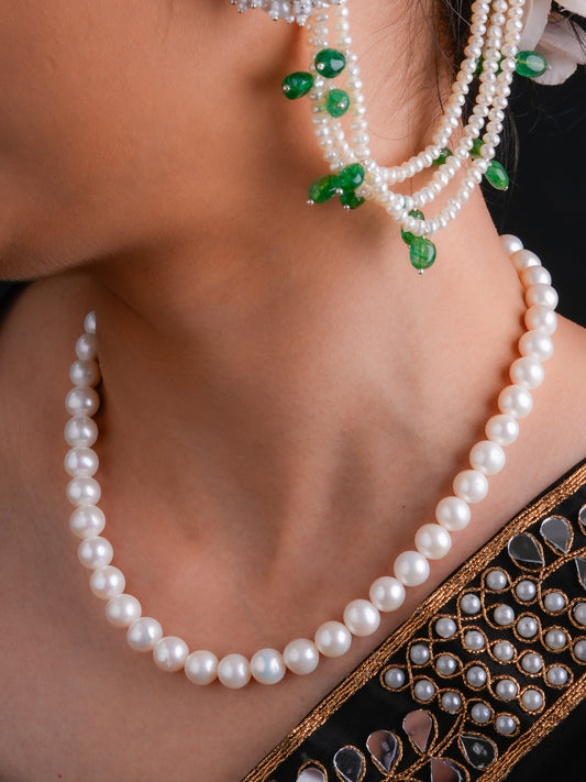 Classic AAA Round Pearl Necklace(8-9mm)