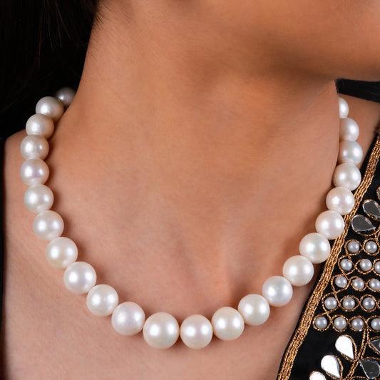 Classic AAA Pearl Necklace(12-15mm)