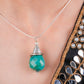 Turquoise Charm minimal Pendant Set