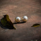 Classic Silver Pearl Studs(12 mm)