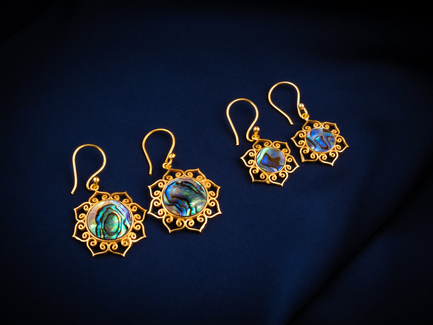 Exotic Sands Abalone Earrings(Small)