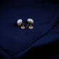 Unique Freshwater Baroque Pearls Silver Studs