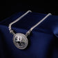 Silver Compass Chain For Men